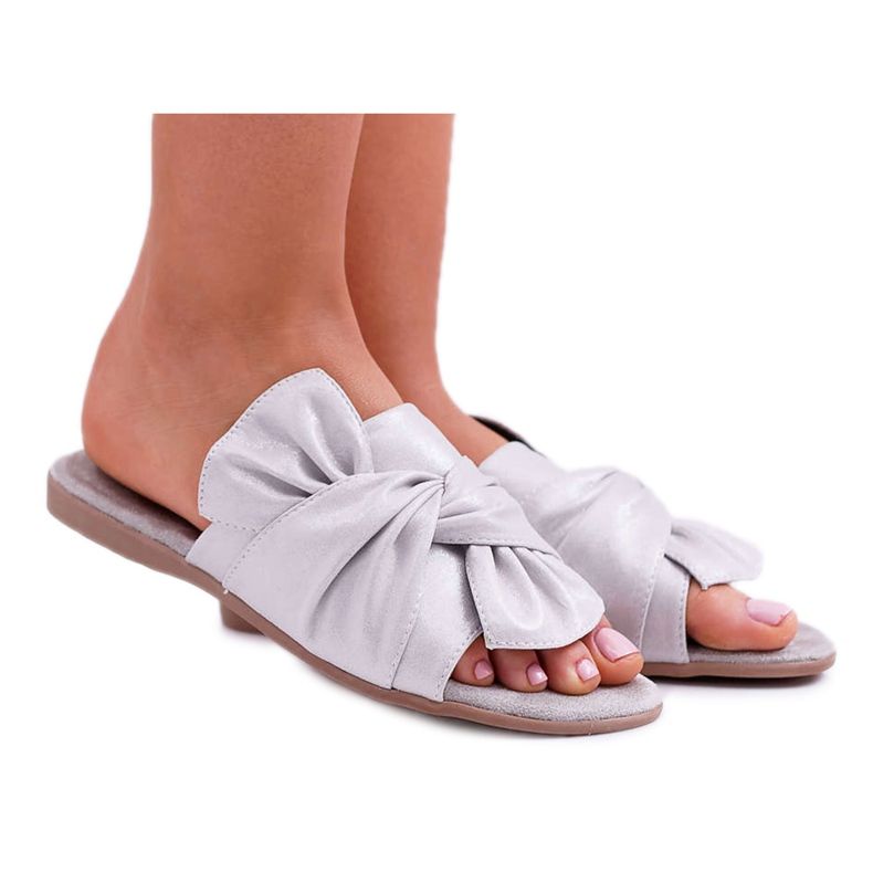 EVE Női papucs szürke ülőgarnivalóval