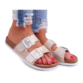 Női aranypapucs Big Star DD274135 aranysárga