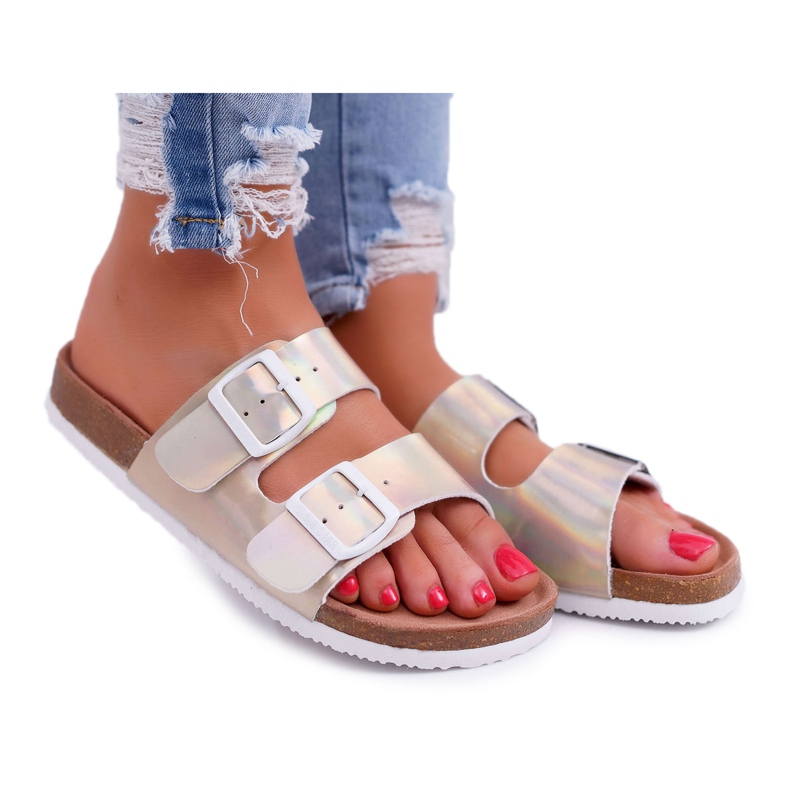 Női aranypapucs Big Star DD274135 aranysárga