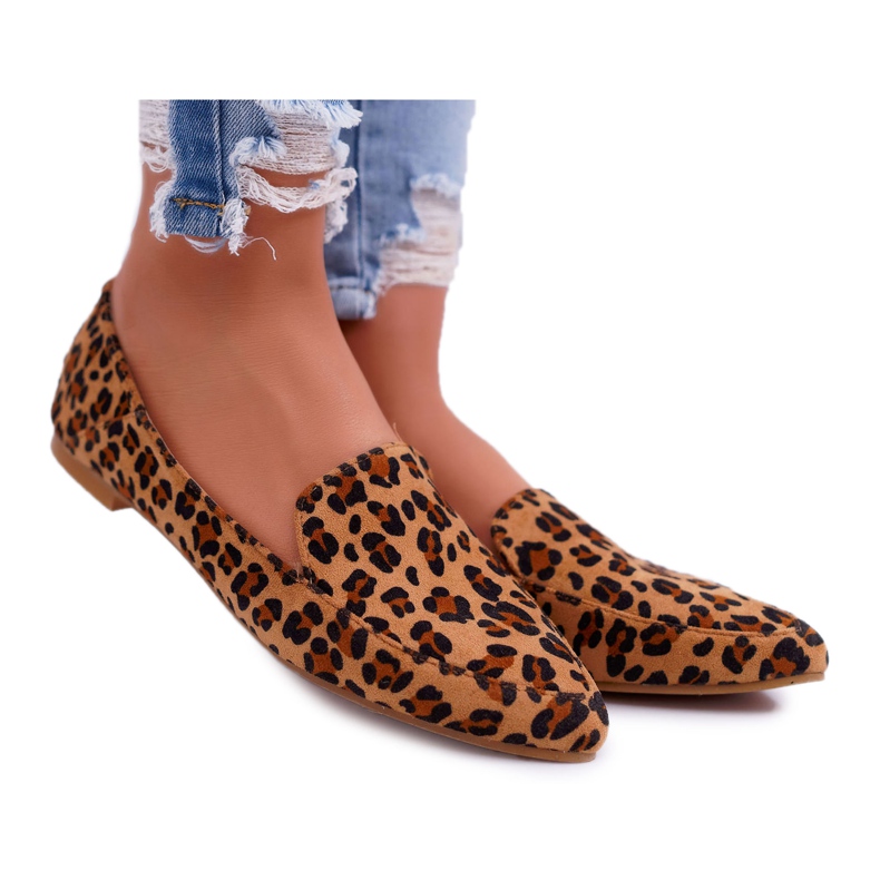 Női cipők Lu Boo Leopard Magnus barna