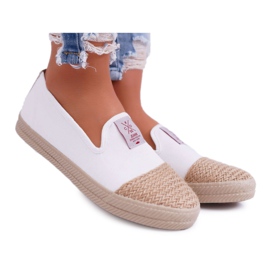 Cross Jeans Női Espadrilles Cross farmer fehér DD2R4044