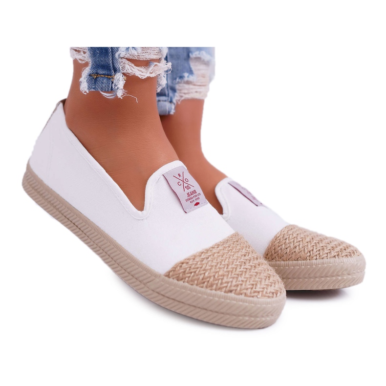 Cross Jeans Női Espadrilles Cross farmer fehér DD2R4044