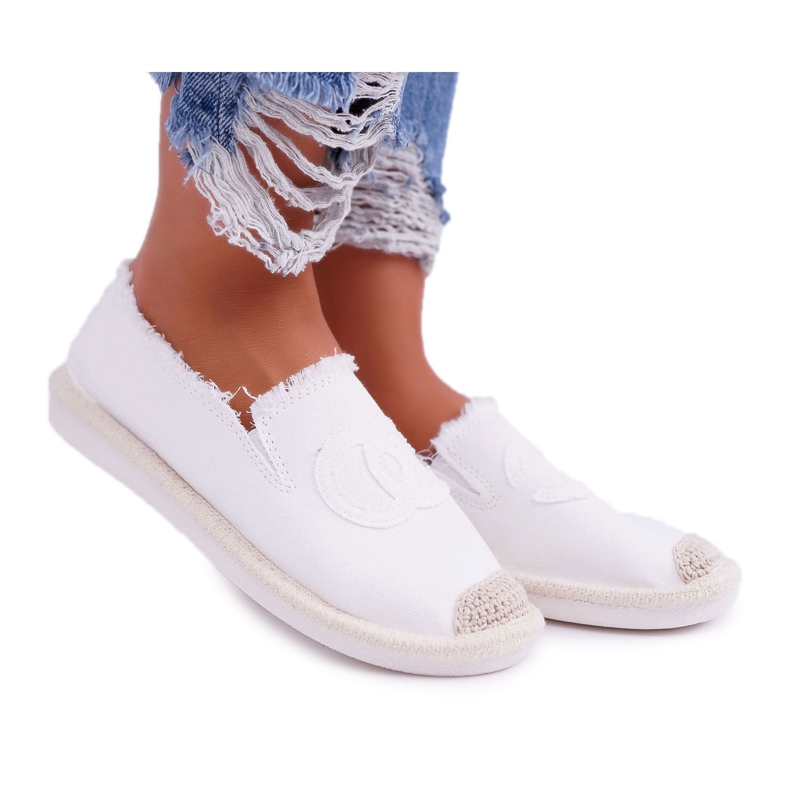 PS1 Női Espadrilles White Flaure fehér