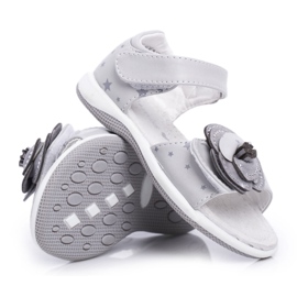 EVE Gyermek szandál tépőzárral Lányoknak Szürke Flamenco EVE Gyermek szandál tépőzárral Lányoknak Szürke Flamenco