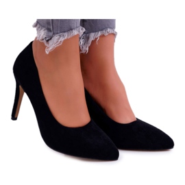 EVE Női Stilettos Suede In Spitz Black Kiss Me fekete EVE Női Stilettos Suede In Spitz Black Kiss Me fekete