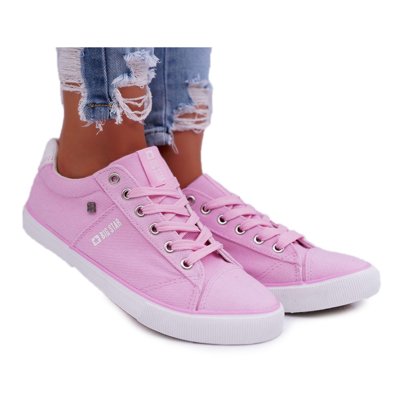 Női cipők Big Star Pink DD274352 rózsaszín