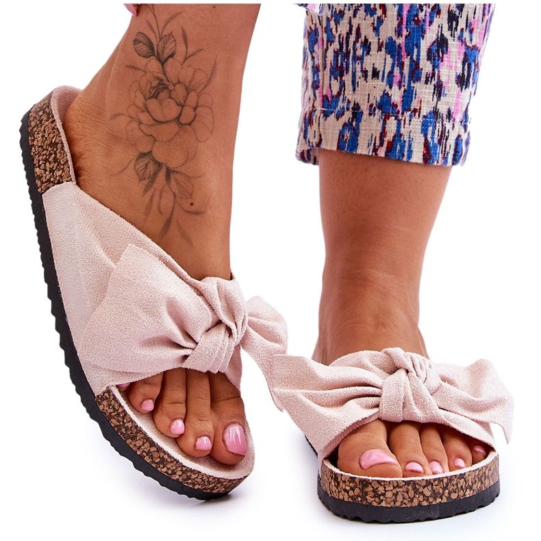 PS1 Női bézs papucs íjjal Wendy Cork PS1 Női bézs papucs íjjal Wendy Cork