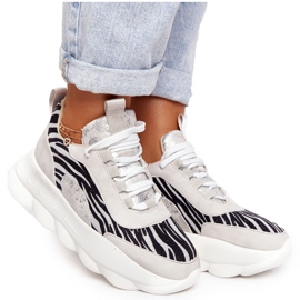 Női sportcipő Lu Boo Vastag talpszürke Taste It!