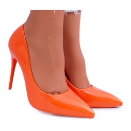 PS1 Orange Yanna női magas sarkú cipő narancs