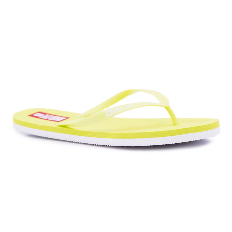 Női papucs Papucs Big Star Neon Lime AA274A129 zöld