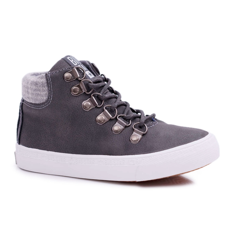 Gyermek fiúcipő Cipők Big Star Grey EE374040 szürke