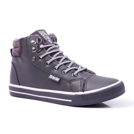 Női cipők Big Star High Grey Warm EE274413 szürke