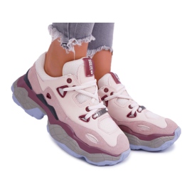 Női sportcipő Big Star, Daniel Lopez, FF274432 barna piros sokszínű