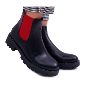 HAN Női csizma Jodhpur csizma Red Erasers Black Superpower piros HAN Női csizma Jodhpur csizma Red Erasers Black Superpower piros