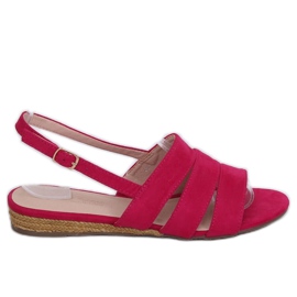 Fuchsia espadrilles szandál 9291 Fuxia rózsaszín