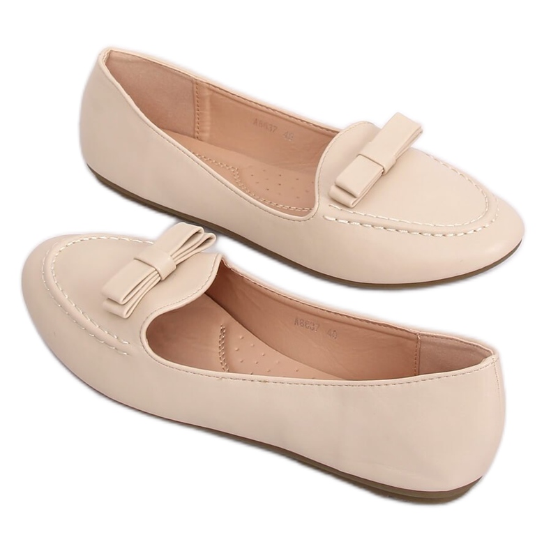 Női bézs naplopók A8637 Beige II Quality