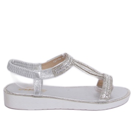 Ezüst szandál nőknek 127-89 Ezüst szürke Ezüst szandál nőknek 127-89 Ezüst szürke