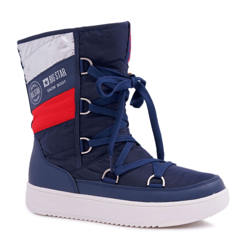 Női hócsizma szőrrel Big Star Navy Blue EE274657 sötétkék