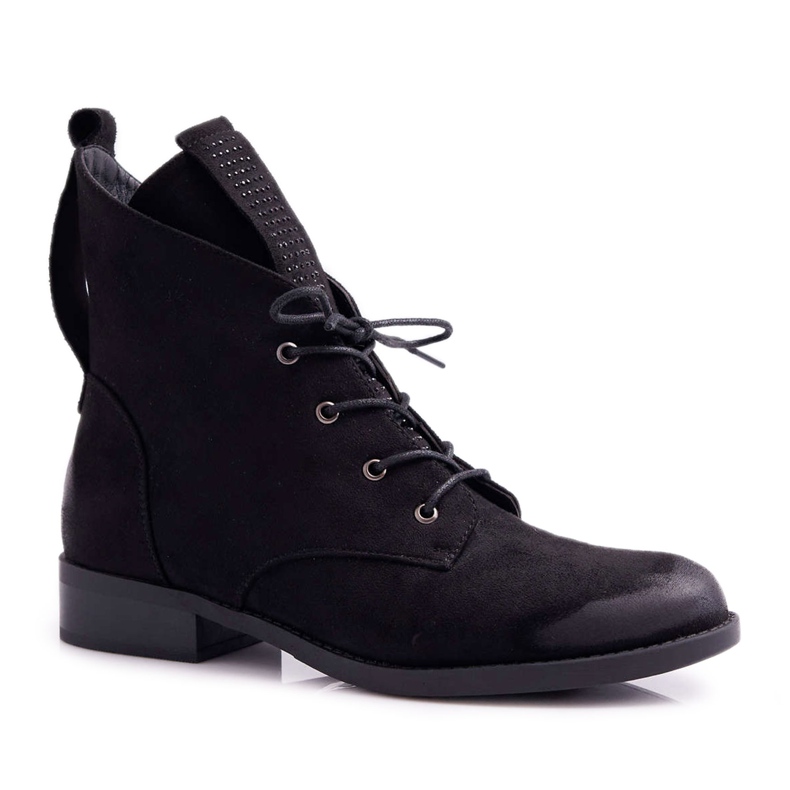 S.Barski Női magas csizma Fekete velúr Barski 75-13