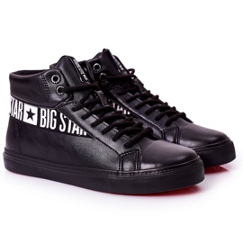 Férfi tornacipő Low Big Star High Black EE174339 fekete