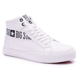Férfi cipők Low Big Star High White EE174340 fehér