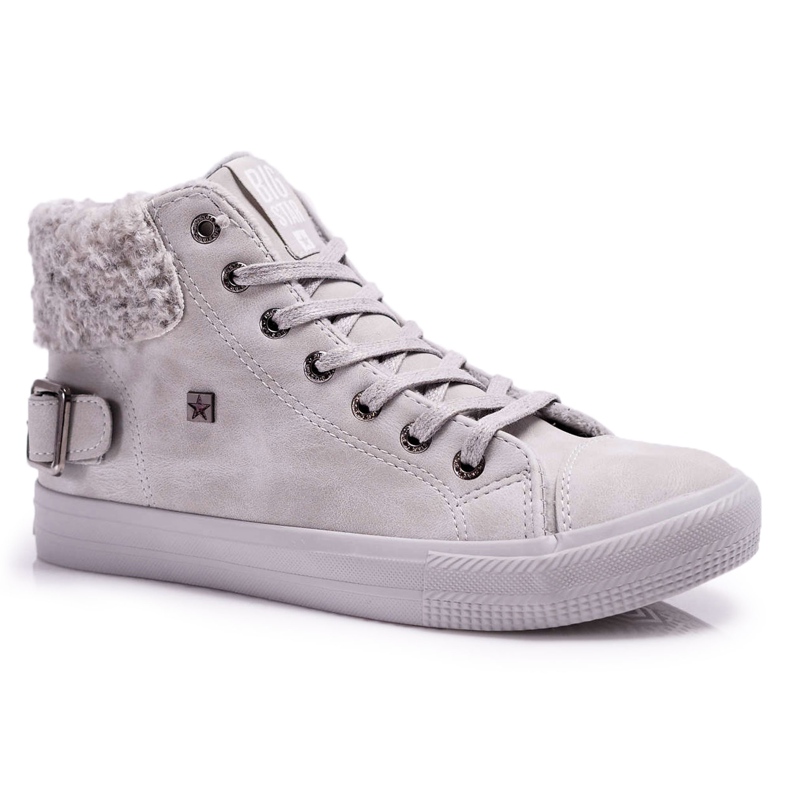Női cipők Big Star High Warm Grey EE274079 szürke