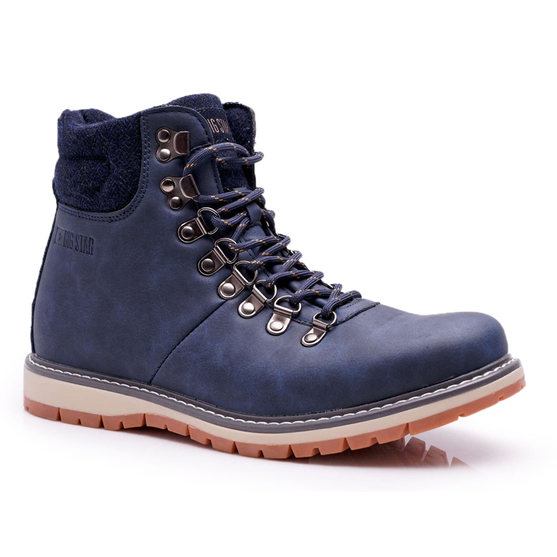 Férfi csapdázók Big Star Navy Blue EE174403 sötétkék