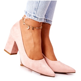 SEA Női szivattyú a sarkán Velúr Bézs Florena