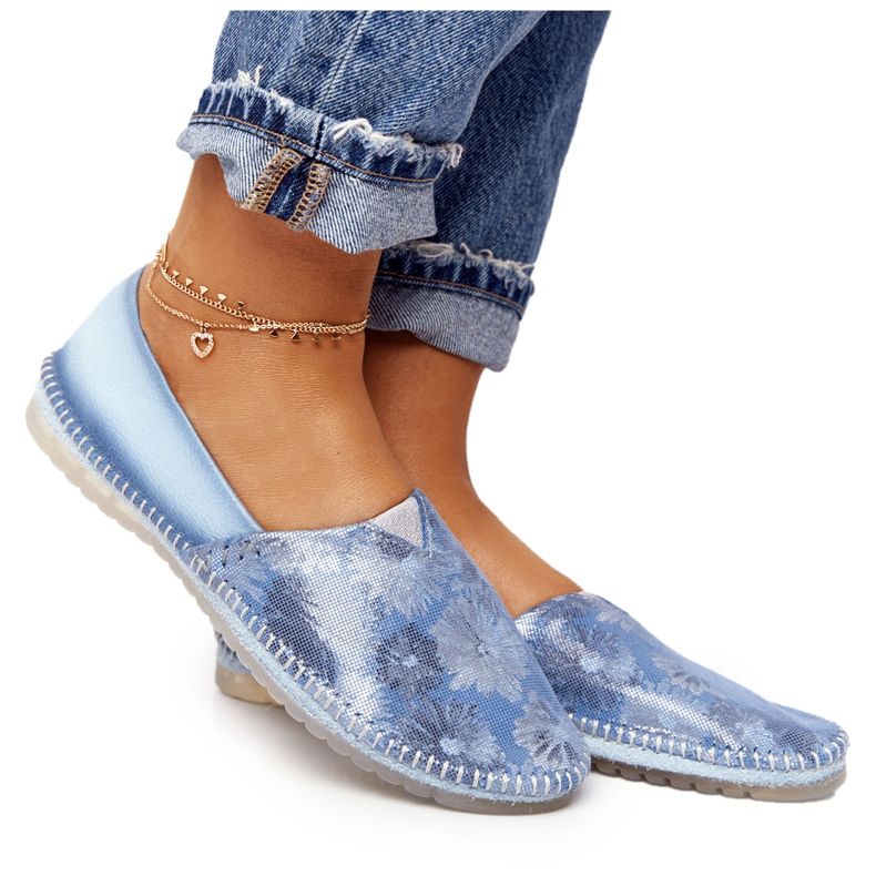 Női kék balerinák Maciejka 01930-72 / 00-0