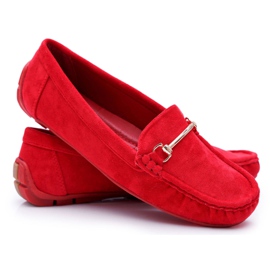 SEA Női cipők Suede Red Sonnero piros