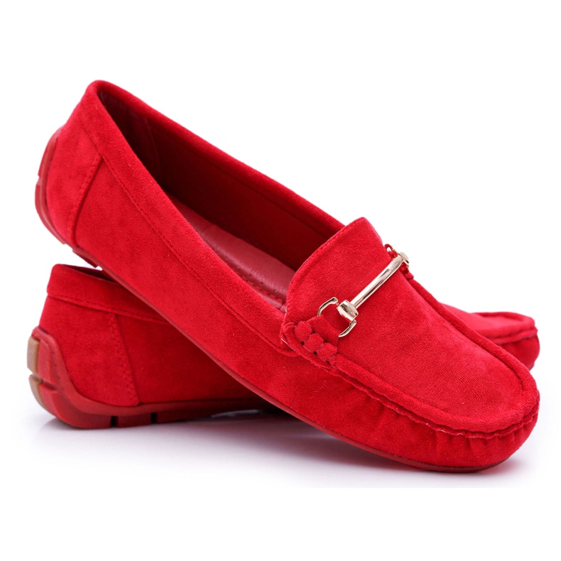 SEA Női cipők Suede Red Sonnero piros