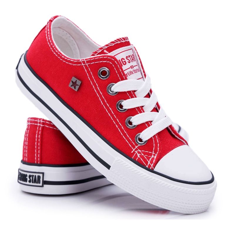 Gyermek cipők Big Star Red FF374201 piros piros