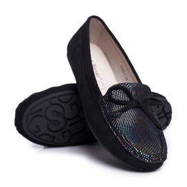 Női cipők Suede S.Barski A199 Black Wannabe fekete