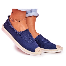 SEA Női Espadrilles Navy Blue Flaure sötétkék