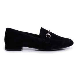 Női cipők Suede Sergio Leone MK733 Black Febbi fekete