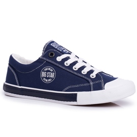 Női cipők Big Star Navy Blue FF274229 sötétkék