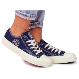 Női cipők Big Star Navy Blue FF274125 sötétkék