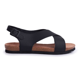 Női szandál Big Star Black FF274621 fekete