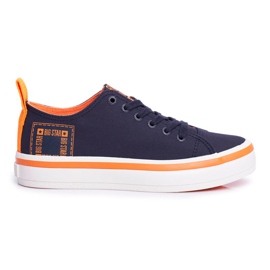 Női cipők Big Star Navy Blue FF274A070 sötétkék