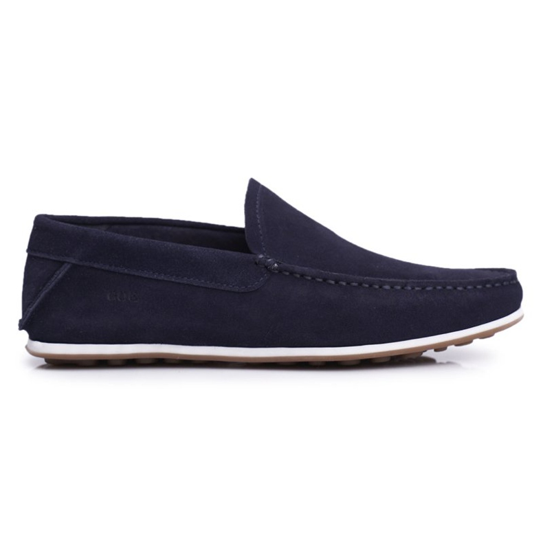 Férfi cipők GOE Navy Blue Nubuck FF1N3059 sötétkék