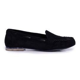 Női cipők Sergio Leone Suede Black MK722 fekete
