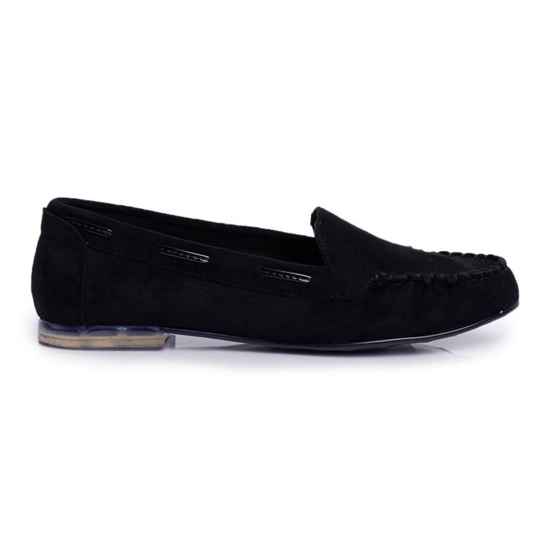 Női cipők Sergio Leone Suede Black MK722 fekete