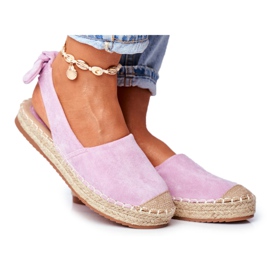 FRJ Női espadrilles Suede Violet Contour lila