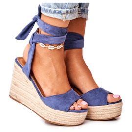 FRID Női szandál Wedge Espadrilles Blue Ollie kék FRID Női szandál Wedge Espadrilles Blue Ollie kék