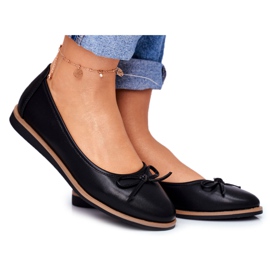 Női balerinák Sergio Leone Black BL612 fekete Női balerinák Sergio Leone Black BL612 fekete