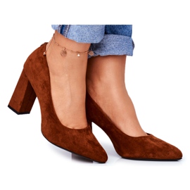 Női szivattyú a sarkán Sergio Leone Camel PB216 barna