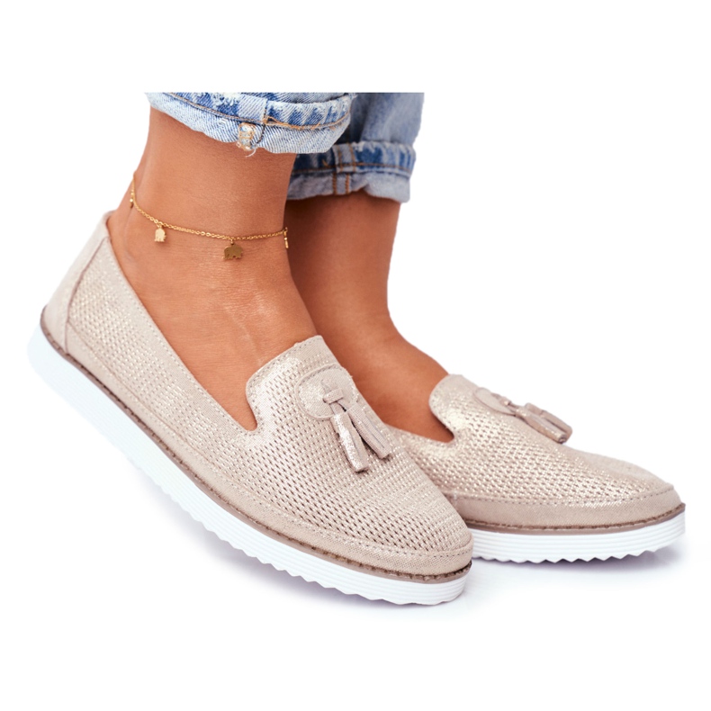 EVE Női cipők Bőr arany Amore Mio aranysárga