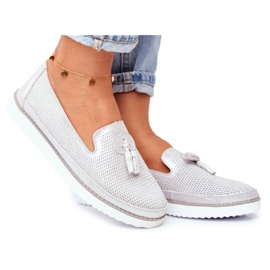 EVE Női cipők Bőr ezüst Amore Mio szürke EVE Női cipők Bőr ezüst Amore Mio szürke