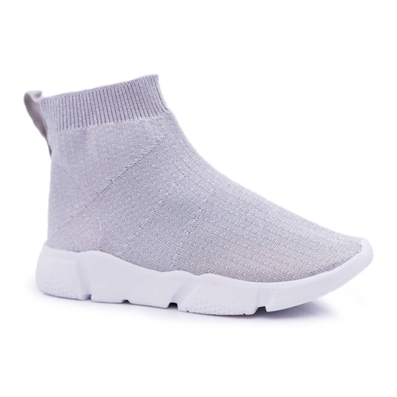 FRROCK Gyermek ifjúsági sportcipő Brocade Silver Deva szürke