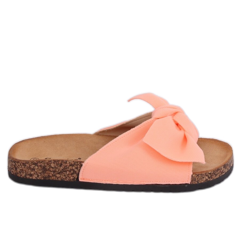 Rózsaszín CK108 Rózsaszín papucs a parafa talpon